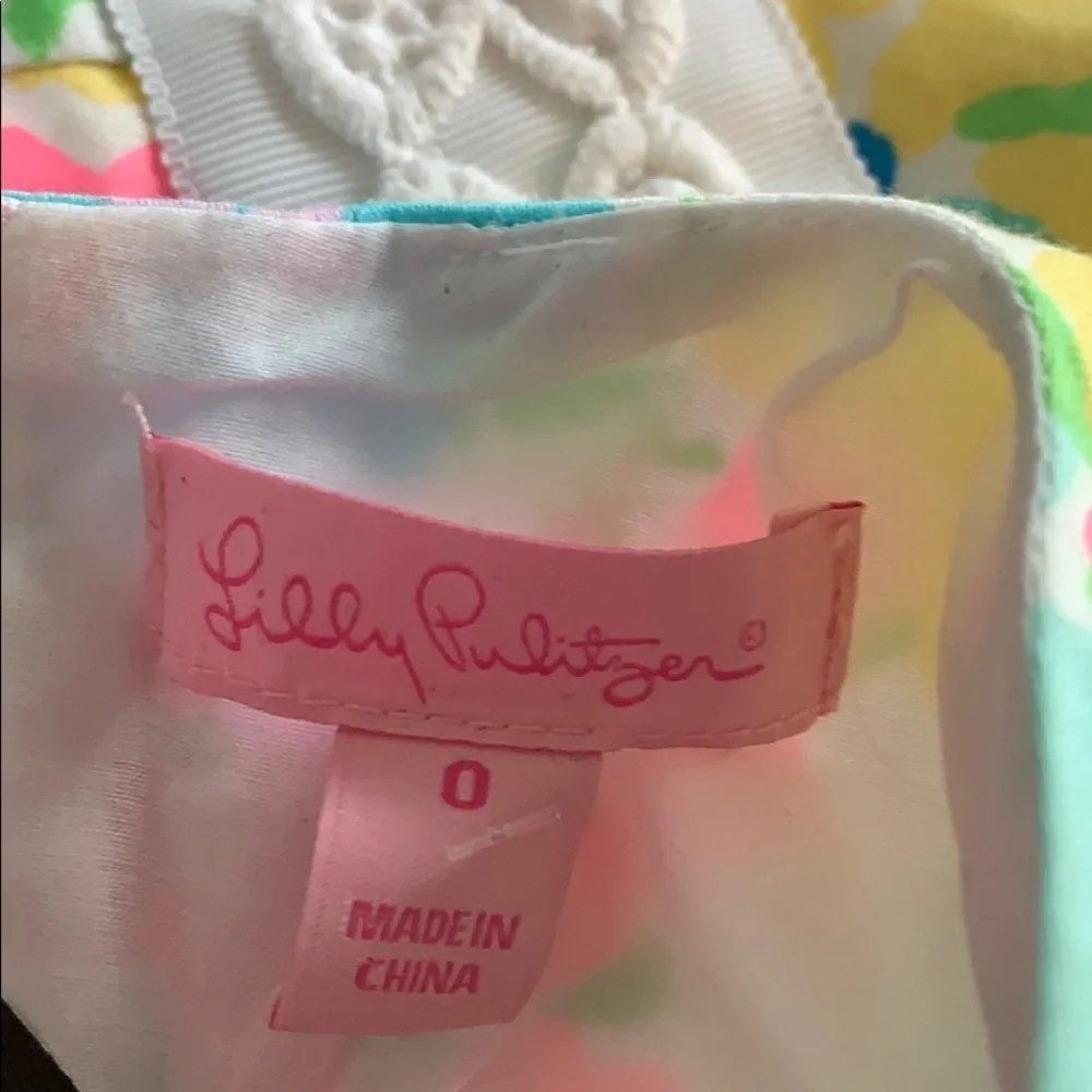 NWT Lilly Pulitzer dress size 0! Multicolored - Picture 4 of 4